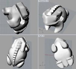 响木蛙stl模型,3D打印模型