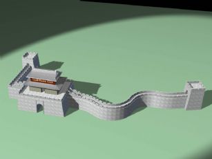 古建长城,护城墙