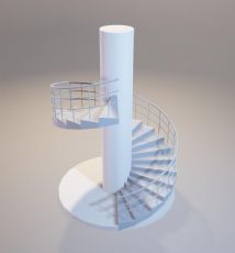 旋转楼梯fbx模型
