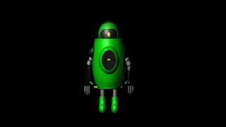 绿色机械人,太空机器人