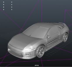 轿车maya模型