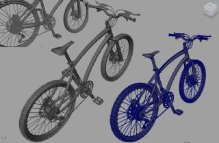 自行车,山地车fbx模型