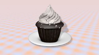 杯子蛋糕,cupcake,冰激凌C4D模型