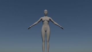 女性人物,女人体C4D模型