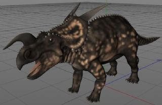 Einiosaurus野牛龙C4D模型