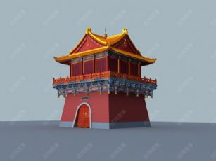 中式单拱城楼