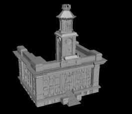 钟楼,教堂maya建筑模型