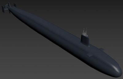 美国俄亥俄级核潜艇max模型