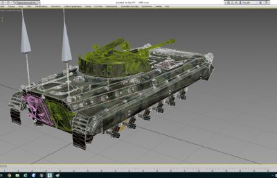 前苏联BMP2坦克,UE4工程文件,带MAX,MA格式(网盘下载)