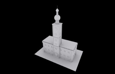 小教堂max2015模型