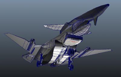 战斗妖精雪风FFR-41MR战斗机maya模型