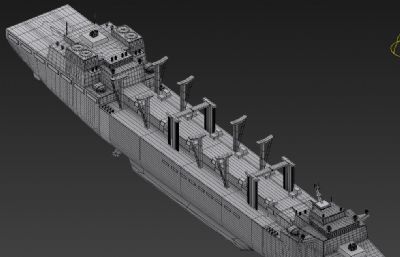 大型补给船,补给舰max2015模型