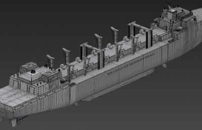 大型补给船,补给舰max2015模型