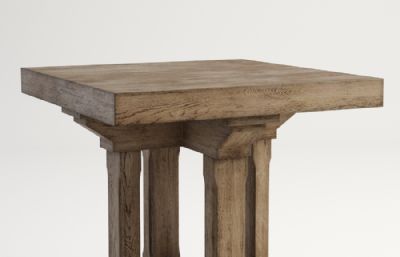 实木方桌桌子