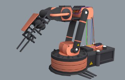 机械臂max2016模型,适合初学者学习使用