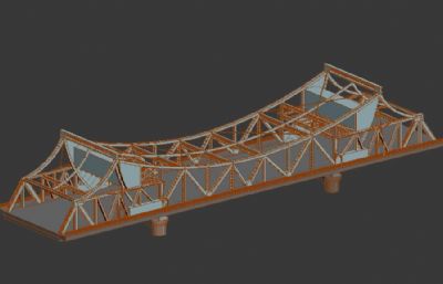 天津解放桥max模型