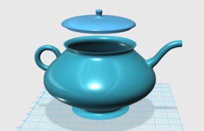 水壶茶壶STL模型