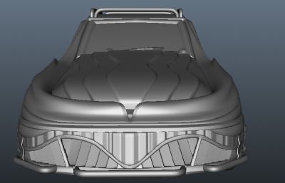 四驱赛车外壳Maya模型,无内部结构