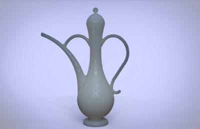 陶瓷酒壶油壶神灯STP模型