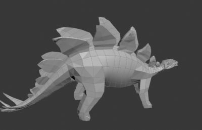 剑龙恐龙3D模型