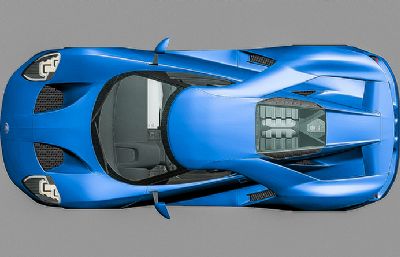 福特GT跑车max模型