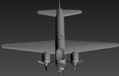 二战日本轰炸机G4M3