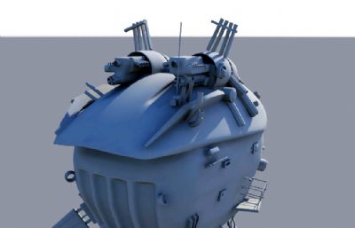 maya潜水器,潜水艇模型