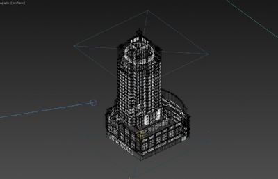 江苏综艺大厦3D模型