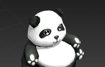 熊猫沙发椅3D模型