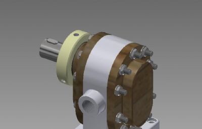 齿轮泵STP模型