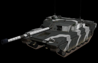 挑战者主战坦克3D模型,次世代（PBR）贴图