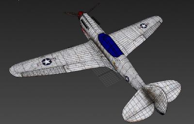 P-40战斗机3D模型