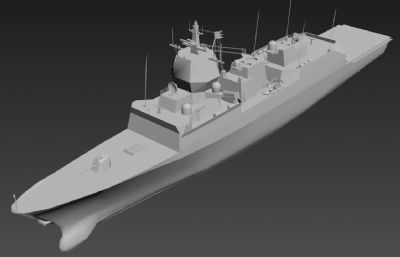 挪威南森级护卫舰3D模型,MAX,FBX格式