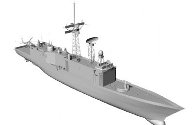 美国海军佩里级护卫舰STL模型