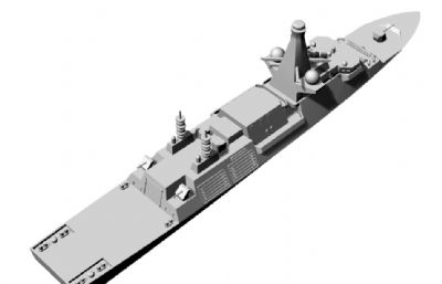 英国皇家海军26型护卫舰STL模型
