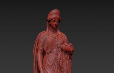 Hosmer女神像雕像FBX模型