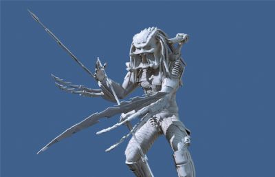 铁血战士maya精模模型