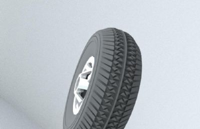 装甲车轮胎maya2018模型