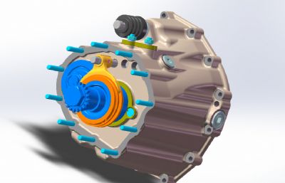 齿轮控制器数模图纸STP模型