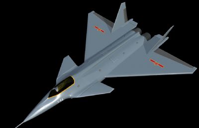 歼-14战斗机3D模型高模