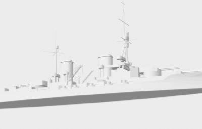马肯森级战列巡洋舰STL模型（德国海军A-3初始案）