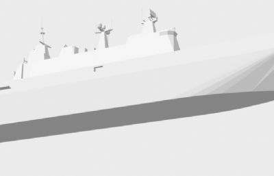 西班牙海军胡安卡洛斯一世号两栖攻击舰STL模型（没吊车）