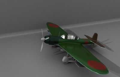99式舰载轰炸机maya2019模型
