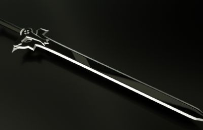 阐释者之剑C4D模型