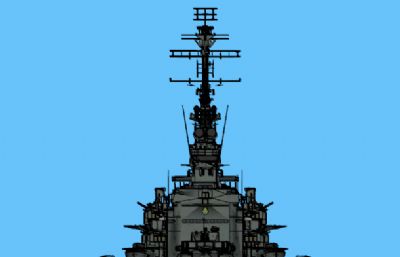 皇家海军前卫号战列舰su模型