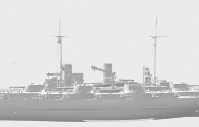拿骚级战列舰OBJ模型
