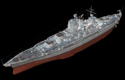 新墨西哥号战列舰OBJ模型