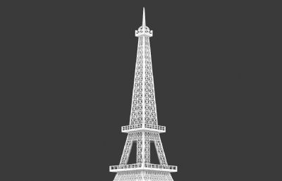 鐵塔玩具,埃菲爾鐵塔3D模型