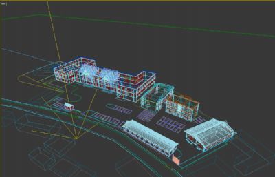 西双版纳民族医院3D模型