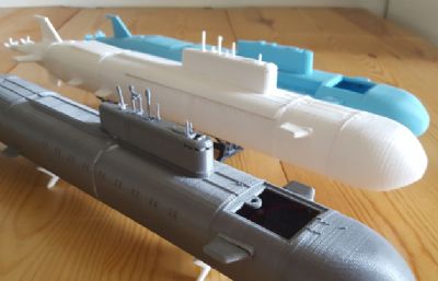 苏联核潜艇STEP格式图纸模型
